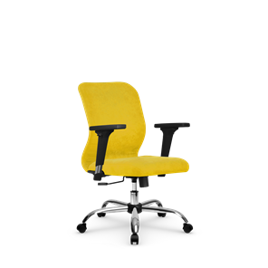 Офисное кресло SU-Mr-4/подл.200/осн.003 желтый в Новороссийске