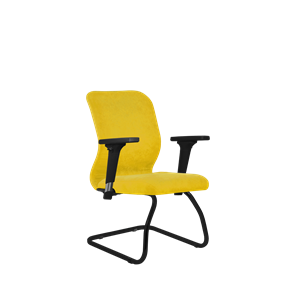 Кресло офисное SU-Mr-4/подл.200/осн.008 желтый в Краснодаре