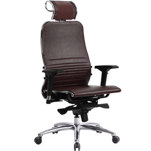 Офисное кресло Samurai K-3.04 темно-бордовый в Краснодаре