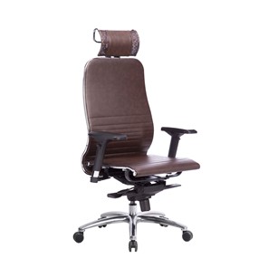 Кресло офисное Samurai K-3.04 темно-коричневый в Краснодаре