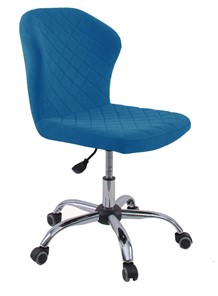 Кресло в офис KD-31, микровелюр B8 blue в Краснодаре