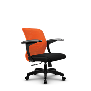 Кресло SU-M-4/подл.160/осн.001, Оранжевый/Черный в Сочи