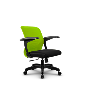 Кресло офисное SU-M-4/подл.160/осн.001, Зеленый/Черный в Краснодаре