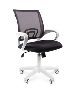 Компьютерное кресло CHAIRMAN 696 white, tw12-tw04 серый в Краснодаре