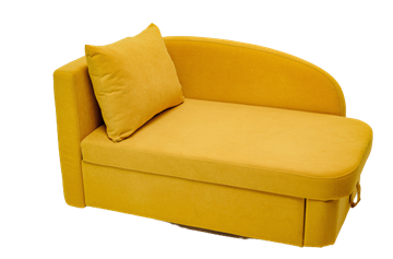 Диван-кровать левая Тедди желтый в Краснодаре