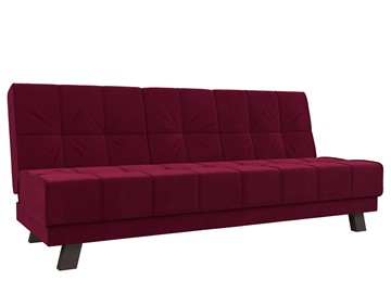 Прямой диван Винсент, Бордовый (микровельвет) в Армавире