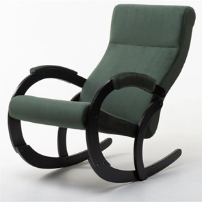 Кресло-качалка в гостиную Корсика, ткань Amigo Green 34-Т-AG в Сочи