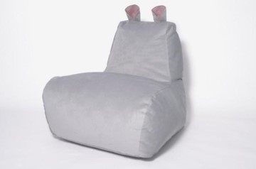 Кресло-мешок Бегемот серый в Краснодаре