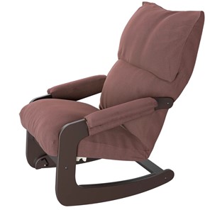 Кресло Трансформер Амадео ВСК №81 (каркас венге, сиденье коричнево-розовое) в Краснодаре