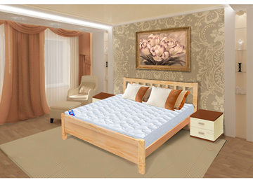 Двуспальная кровать Прага 160х190 с оcнованием в Краснодаре