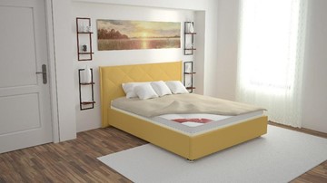 Кровать с механизмом 2-спальная Сарма Альба 160х200 (с коробом) в Сочи