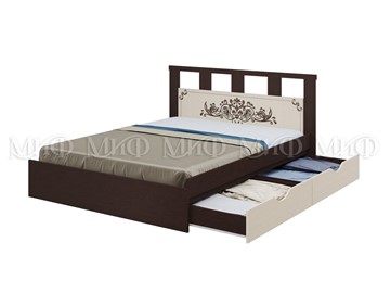 Кровать спальная Жасмин 1600 с ящиками в Армавире