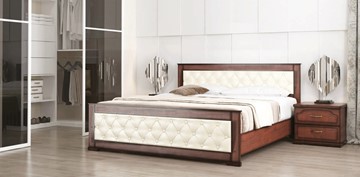 Кровать спальная СВ-Стиль Стиль 2, 160х200, кожзам, с основанием в Сочи