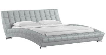 Кровать в спальню Оливия 180 арт. Дарлинг грей сандал (светло-серый) с основанием в Новороссийске