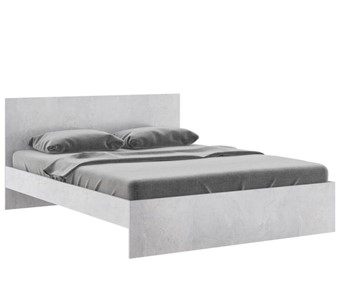 Кровать в спальню Осло М14 с настилами Лайт (Цемент светлый) в Краснодаре