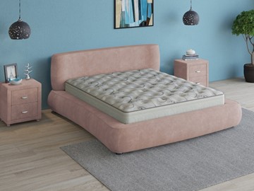 Кровать спальная Zephyr 180х200, (Велсофт Винтажный розовый) в Краснодаре