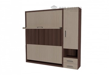 Кровать-шкаф Smart (К 1600+ШП), шкаф правый в Армавире