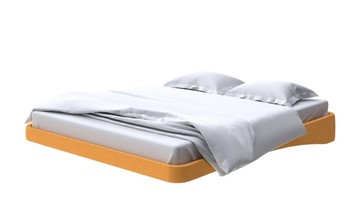 Парящая кровать 2-спальная 180х200, Велюр (Scandi Cotton 18 Шафран) в Армавире
