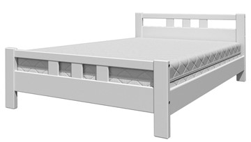Кровать полутороспальная Вероника-2 (Белый Античный) 140х200 в Армавире