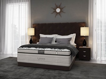 Кровать спальная Style/Basement 160х200, Флок (Велсофт Спелая слива) в Краснодаре