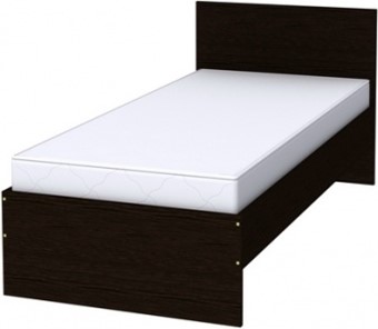 Спальная кровать K09 с основанием, цвет Венге в Краснодаре