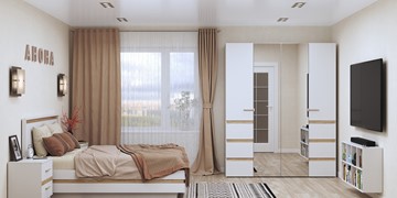 Модульная спальня Анона №2, Белый в Краснодаре