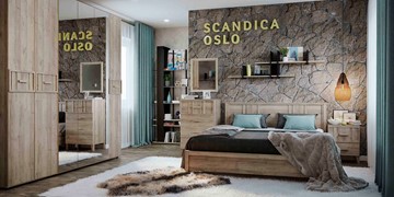 Модульная спальня SCANDICA OSLO №1 в Новороссийске