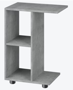 Столик для кровати Ник цвет бетон в Армавире