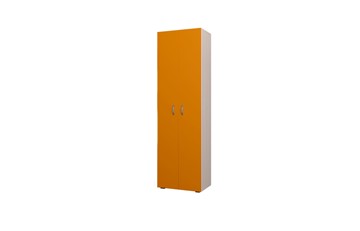 Двухдверный детский шкаф ТМК 600 ДО Млечный дуб, Оранжевый в Сочи