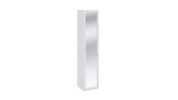 Шкаф для белья Ривьера с зеркалом СМ 241.21.001 (Белый) в Армавире
