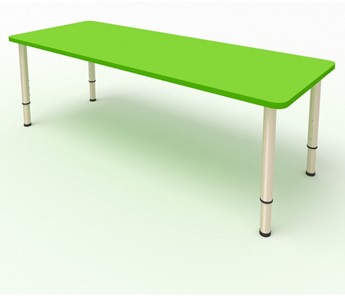 Детский стол 2-местный  (по одну сторону столешн.) СДО-2 (0-3) зеленый в Краснодаре