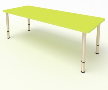 Детский стол 2-местный  (по одну сторону столешн.) СДО-2 (0-3) желтый в Краснодаре