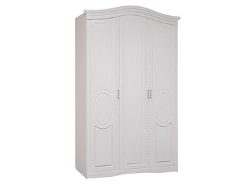 Шкаф трехдверный Гертруда, М2, белая лиственница/ясень жемчужный в Сочи