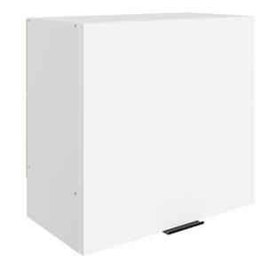 Навесной кухонный шкаф Стоун L600 Н566 (1 дв. гл.) (белый/джелато софттач) в Армавире