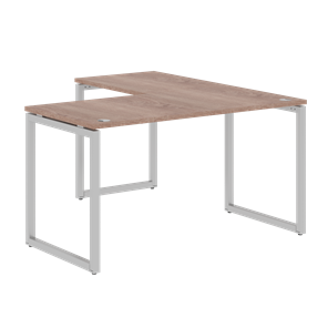 Письменный стол угловой левый XTEN-Q Дуб-сонома- серебро XQCT 1415 (L) (1400х1500х750) в Краснодаре
