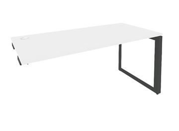 Приставной стол к тумбе O.MO-SPR-4.8 Антрацит/Белый бриллиант в Армавире