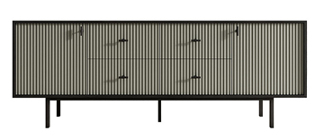 Комод с дверцами и ящиками Emerson (EM19/gray/L) в Краснодаре