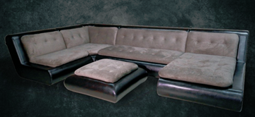 П-образный диван Шад Эвелина со столом-пуфом в Армавире