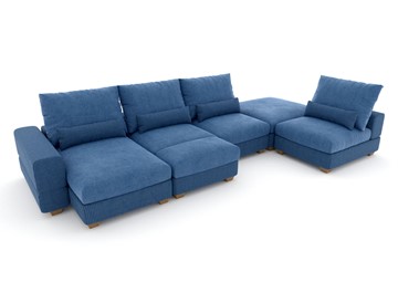 П-образный диван V-10-M П (П1+Д4+Д2+УС+ПС), Memory foam в Краснодаре