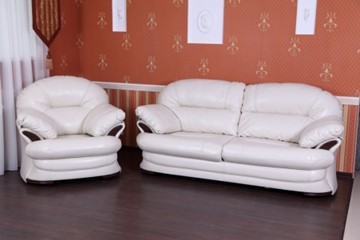 Прямой диван Квин 6 БД и 1 кресло в Новороссийске