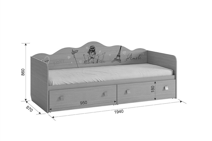 Детская кровать-софа Амели в Краснодаре - изображение 2