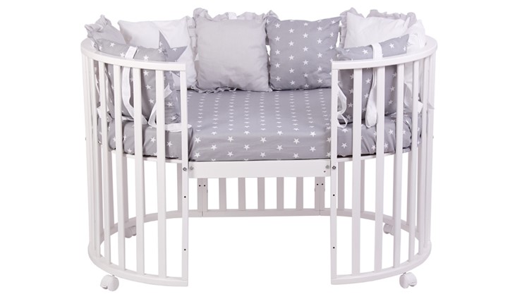 Кроватка детская POLINI Kids Simple 930 Белый в Сочи - изображение 6