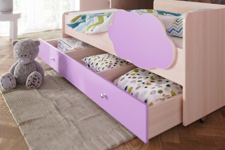 Детская 2-х ярусная кровать Соник 1.6 с ящиком, Ясень Шимо в Армавире - изображение 1