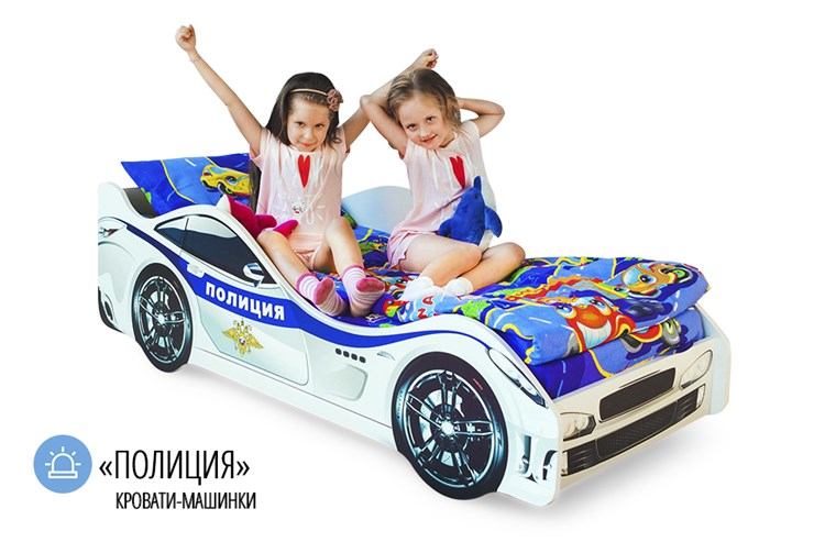 Кровать-машина в детскую Полиция в Краснодаре - изображение 4