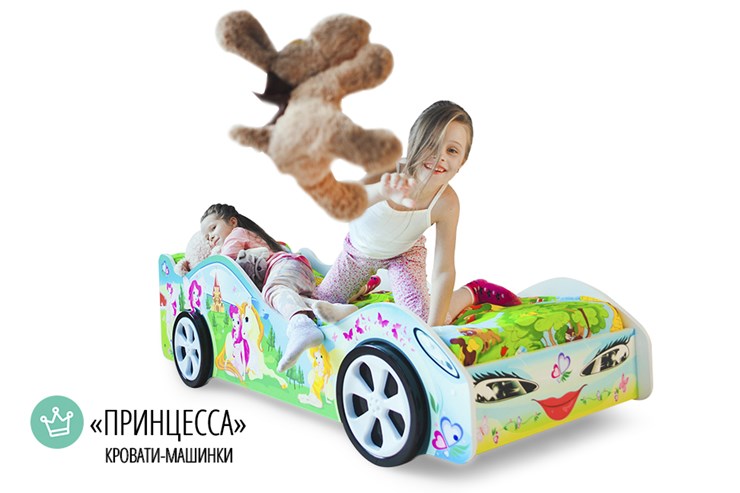 Кровать-машина в детскую Принцесса в Краснодаре - изображение 3