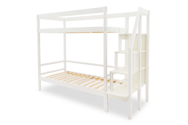 Двухъярусная кровать Svogen белый в Сочи - изображение 1