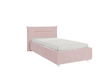 Кроватка 0.9 Альба, нежно-розовый (велюр) в Краснодаре
