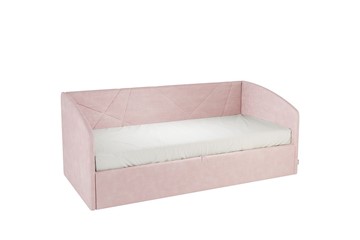 Кроватка 0.9 Бест (Софа), нежно-розовый (велюр) в Армавире
