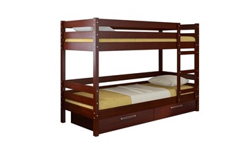 Кроватка Джуниор двухъярусная с ящиками (Орех) в Армавире