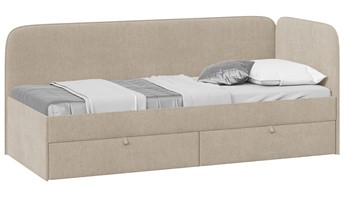 Подростковая кровать Молли тип 1 (80), Микровелюр Scandi Cream 03 в Армавире